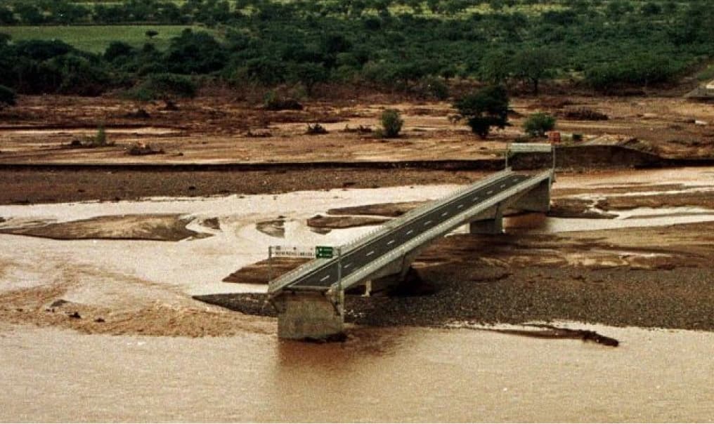 Choluteca Bridge before Hurricane Mitch